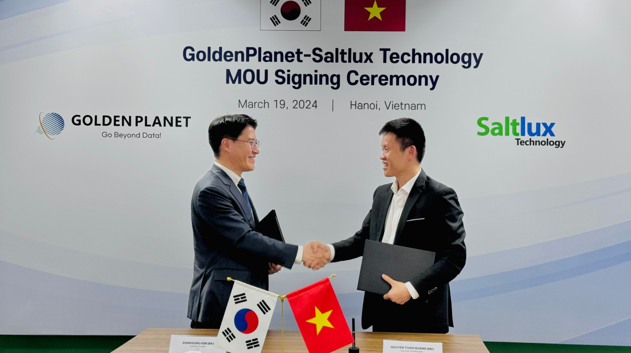 SALTLUX TECHNOLOGY VÀ GOLDEN PLANET KÝ KẾT BIÊN BẢN GHI NHỚ MOU HỢP TÁC MỞ RỘNG THỊ TRƯỜNG 1 Saltlux Technology and Golden Planet